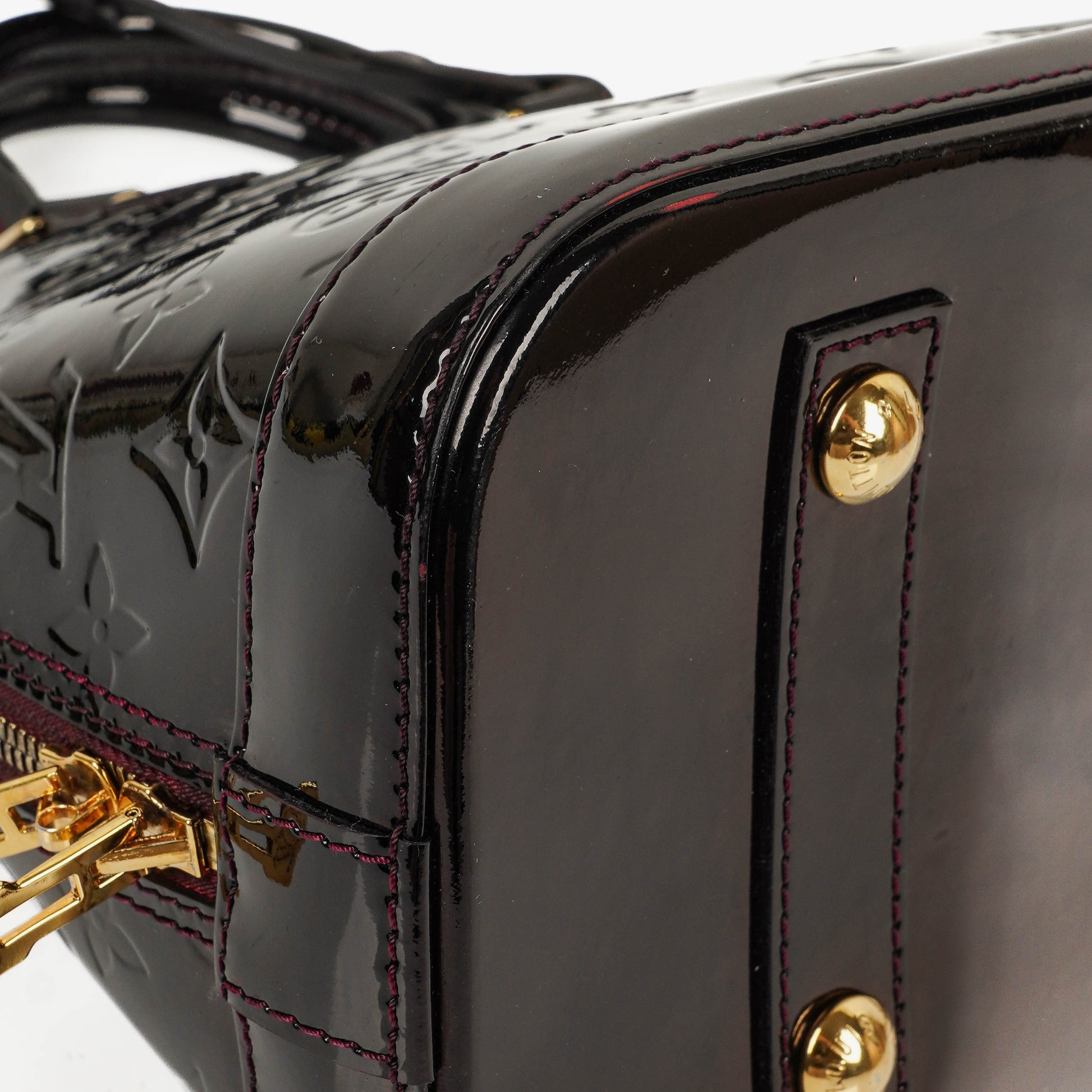 Louis Vuitton Alma GM Handtasche aus Monogram Vernis Leder