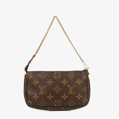 Louis Vuitton Mini Pochette Accessoires Clutch aus Monogram Canvas