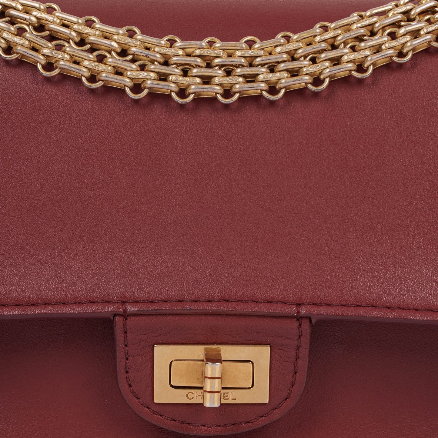 Chanel 2.55 Reissue Paris-Hamburg 226 Flap Bag aus nudefarbenem Leder