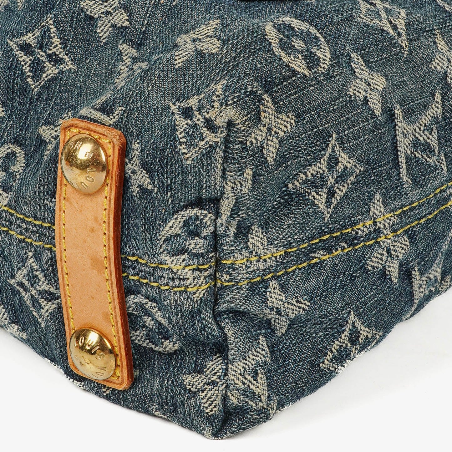Louis Vuitton Baggy PM Schultertasche aus Monogram Denim