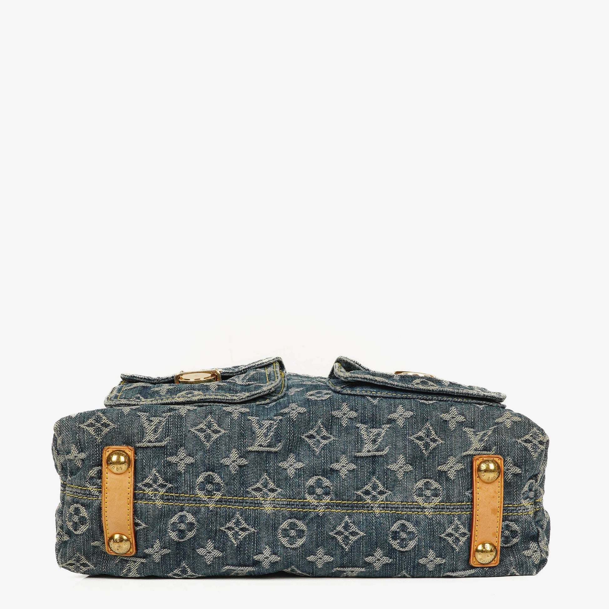 Louis Vuitton Baggy PM Schultertasche aus Monogram Denim