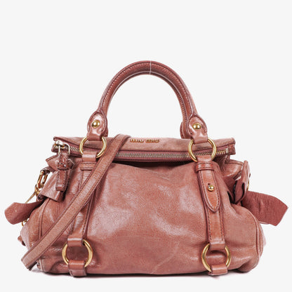 Miu Miu Vitello Bow Satchel Bag