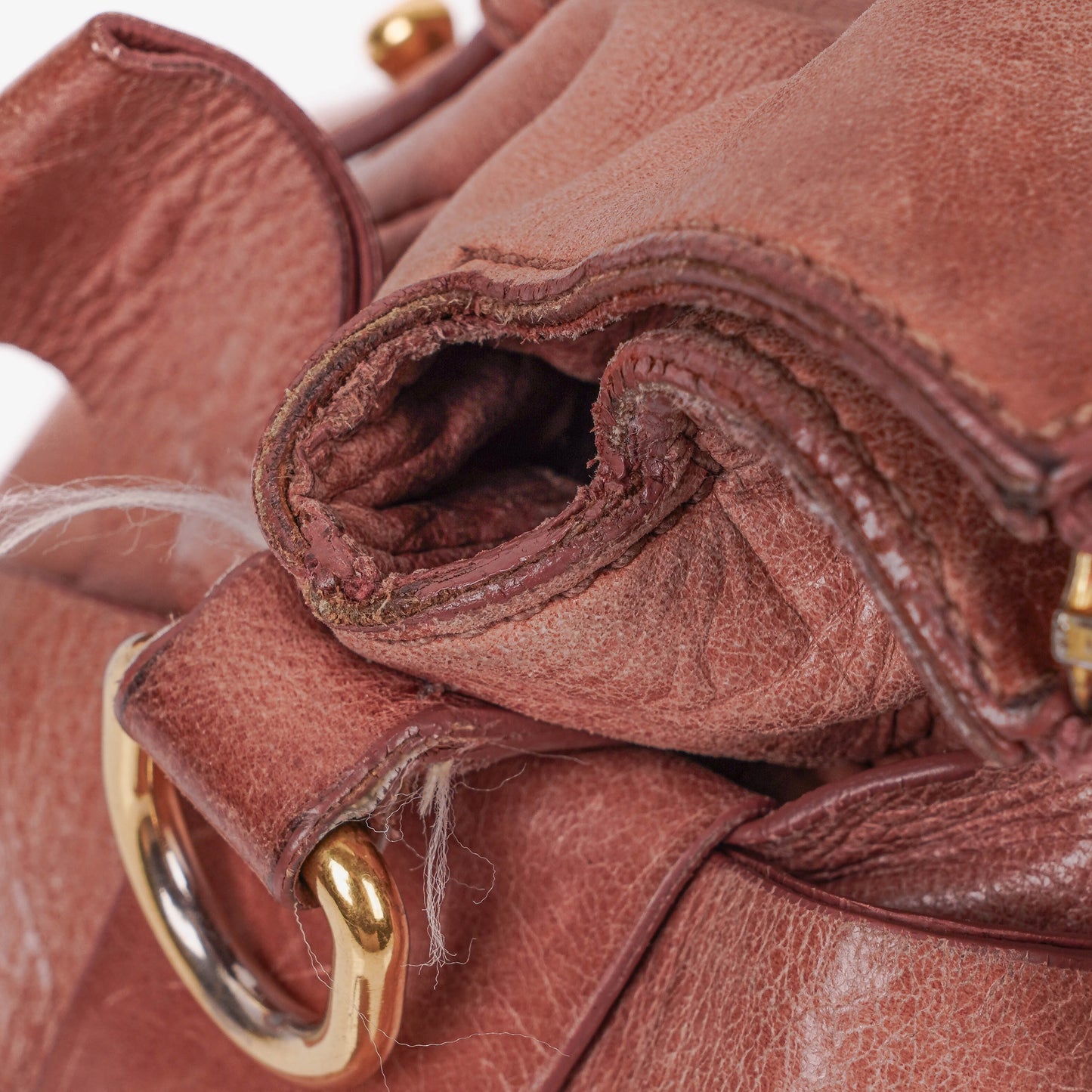 Miu Miu Vitello Bow Satchel Bag
