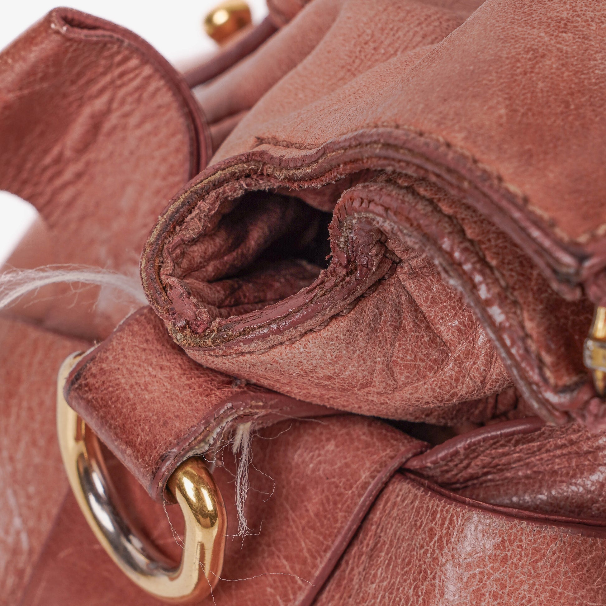 Miu Miu Vitello Bow Satchel Bag