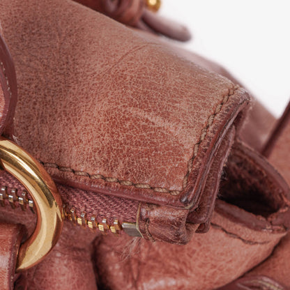 Miu Miu Vitello Bow Satchel Bag