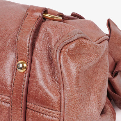 Miu Miu Vitello Bow Satchel Bag