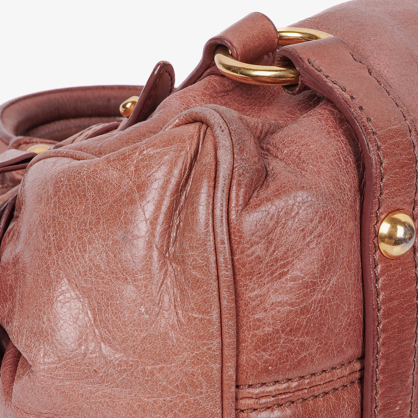 Miu Miu Vitello Bow Satchel Bag