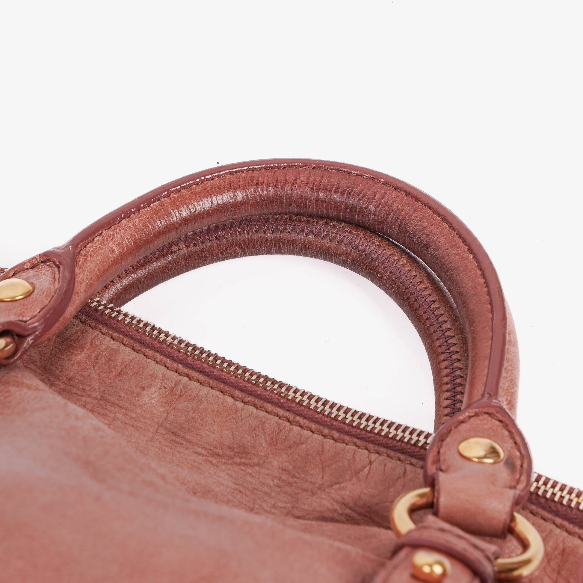 Miu Miu Vitello Bow Satchel Bag