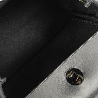 Hermès Herbag PM 2-Wege-Tasche aus Vache Hunter Noir und Canvas mit Palladium-Hardware