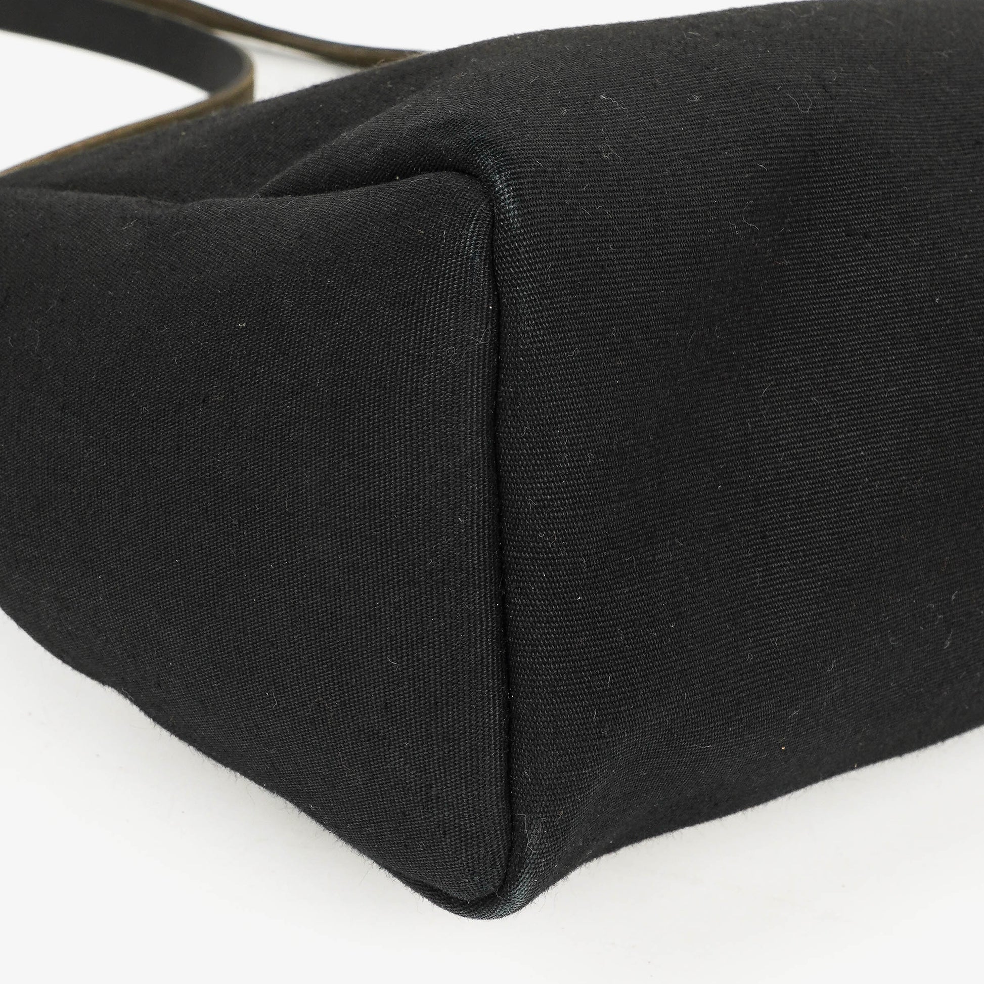 Hermès Herbag PM 2-Wege-Tasche aus Vache Hunter Noir und Canvas mit Palladium-Hardware