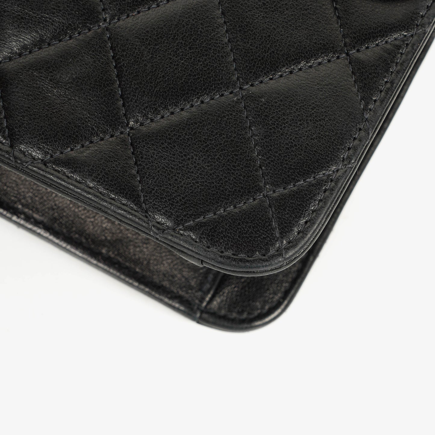 Chanel Classic Single Flap Bag aus gestepptem Lammleder mit 24K vergoldeter Hardware