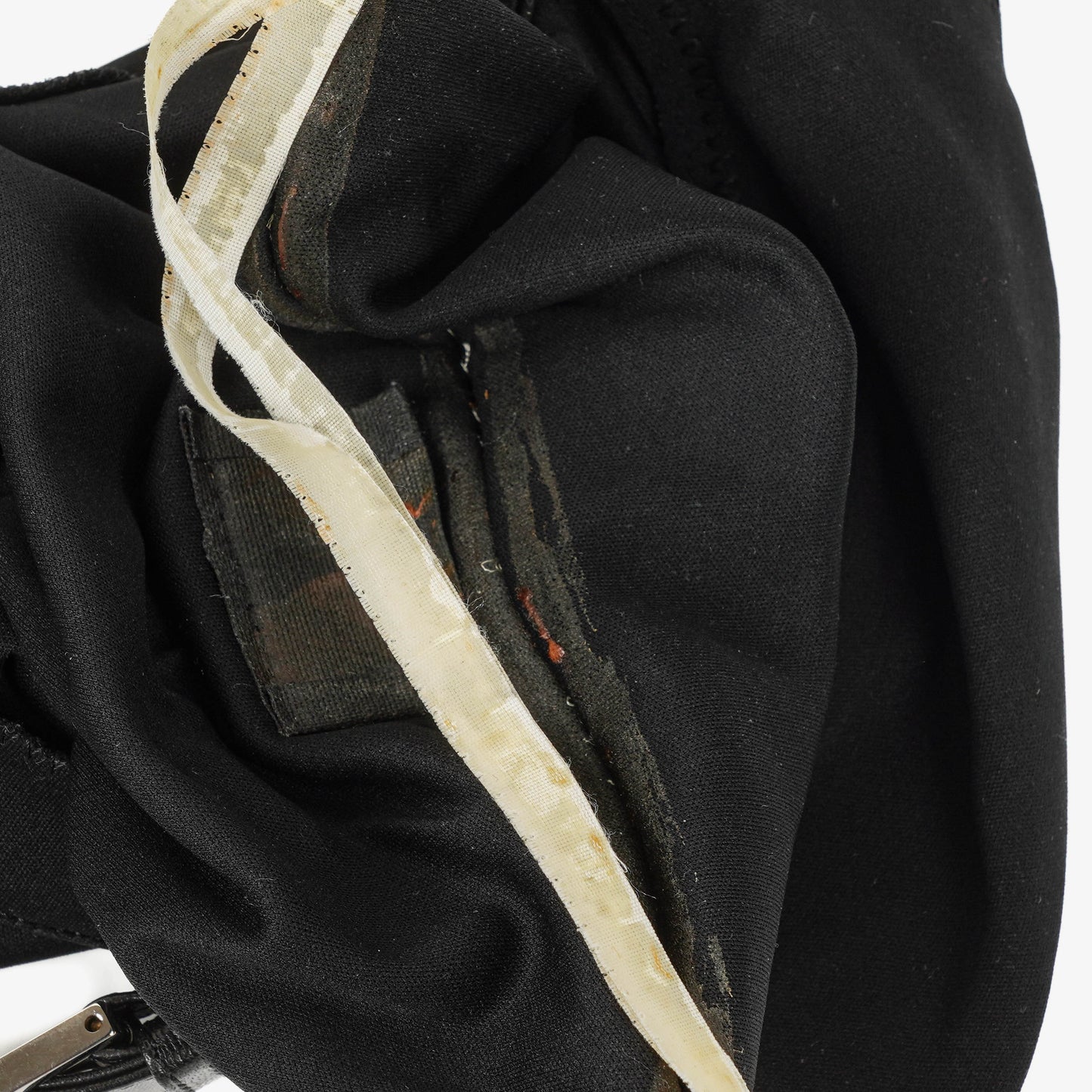 Fendi Baguette Bag aus schwarzem Stoff