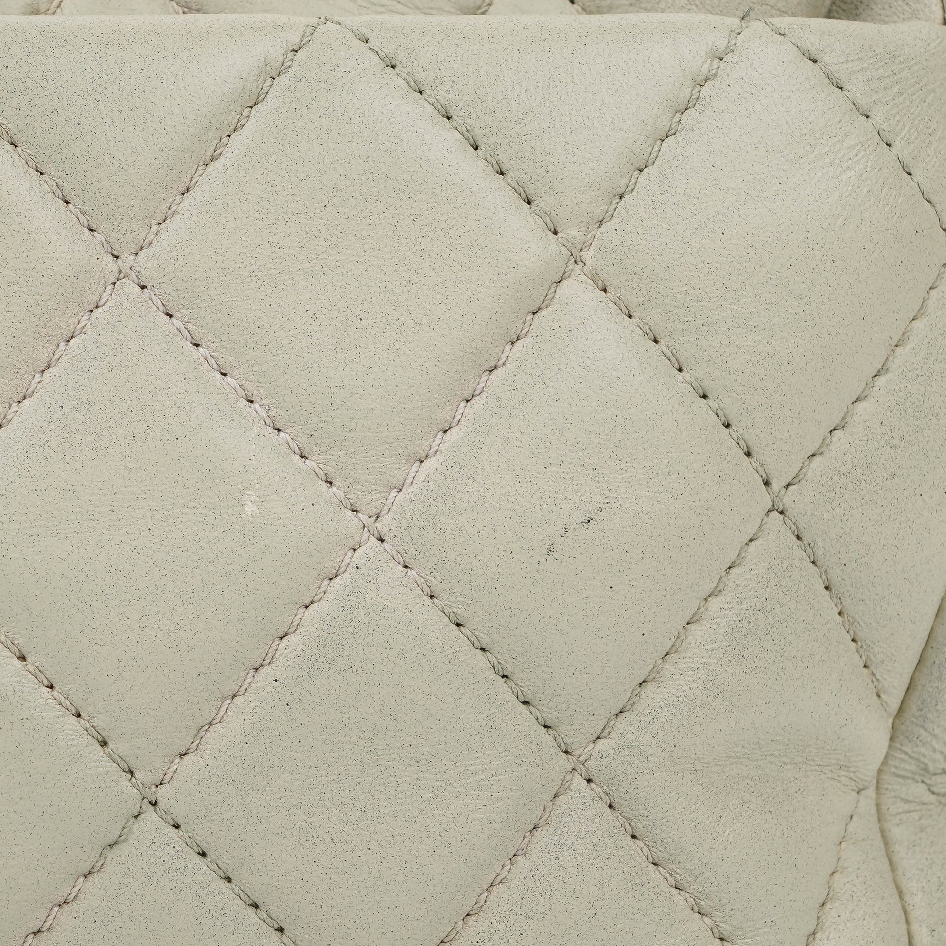 Chanel East West Quilted Leather Flap Bag With Silver-Tone Hardware