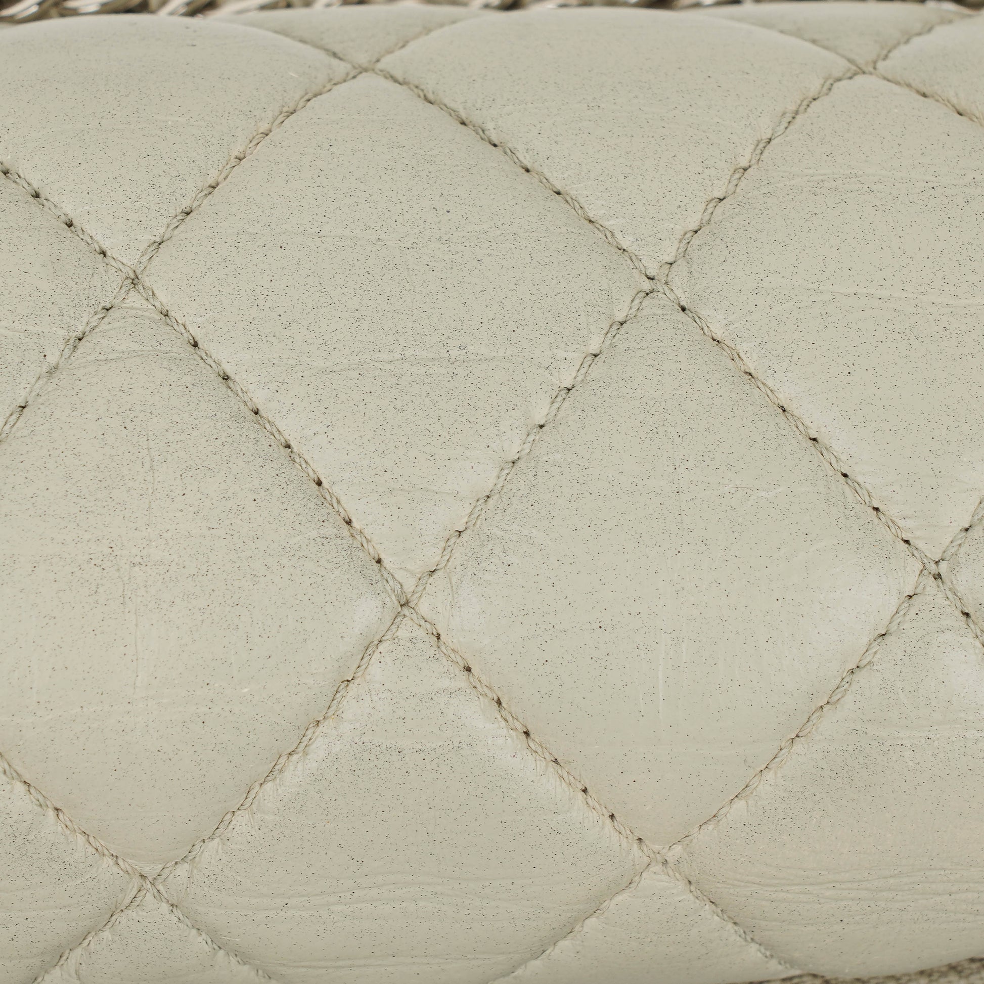 Chanel East West Quilted Leather Flap Bag With Silver-Tone Hardware