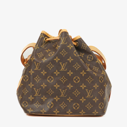 Louis Vuitton Petit Noe Monogram Canvas Shoulder Bag