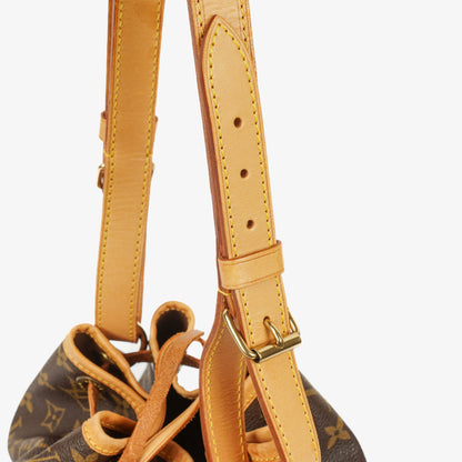 Louis Vuitton Petit Noe Monogram Canvas Shoulder Bag