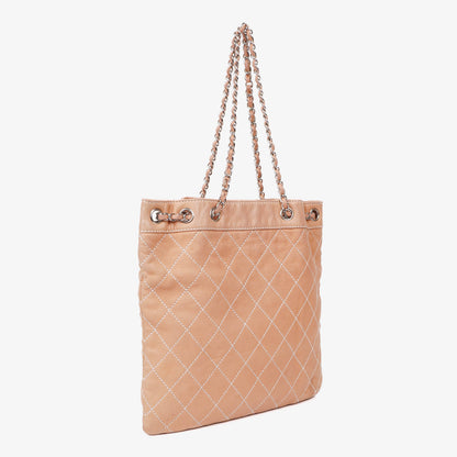Chanel Surpique Leder-Tote