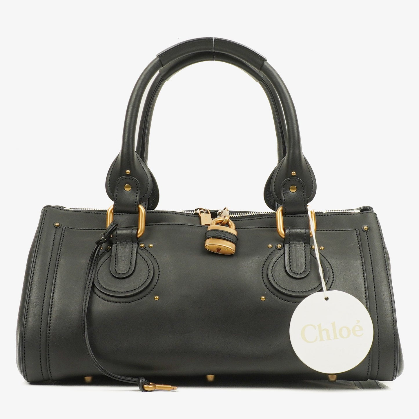 Chloe Paddington Satchel Bag in Schwarz