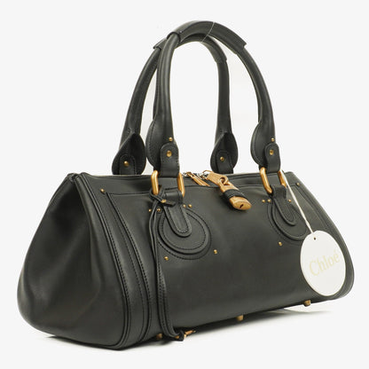 Chloe Paddington Satchel Bag in Schwarz