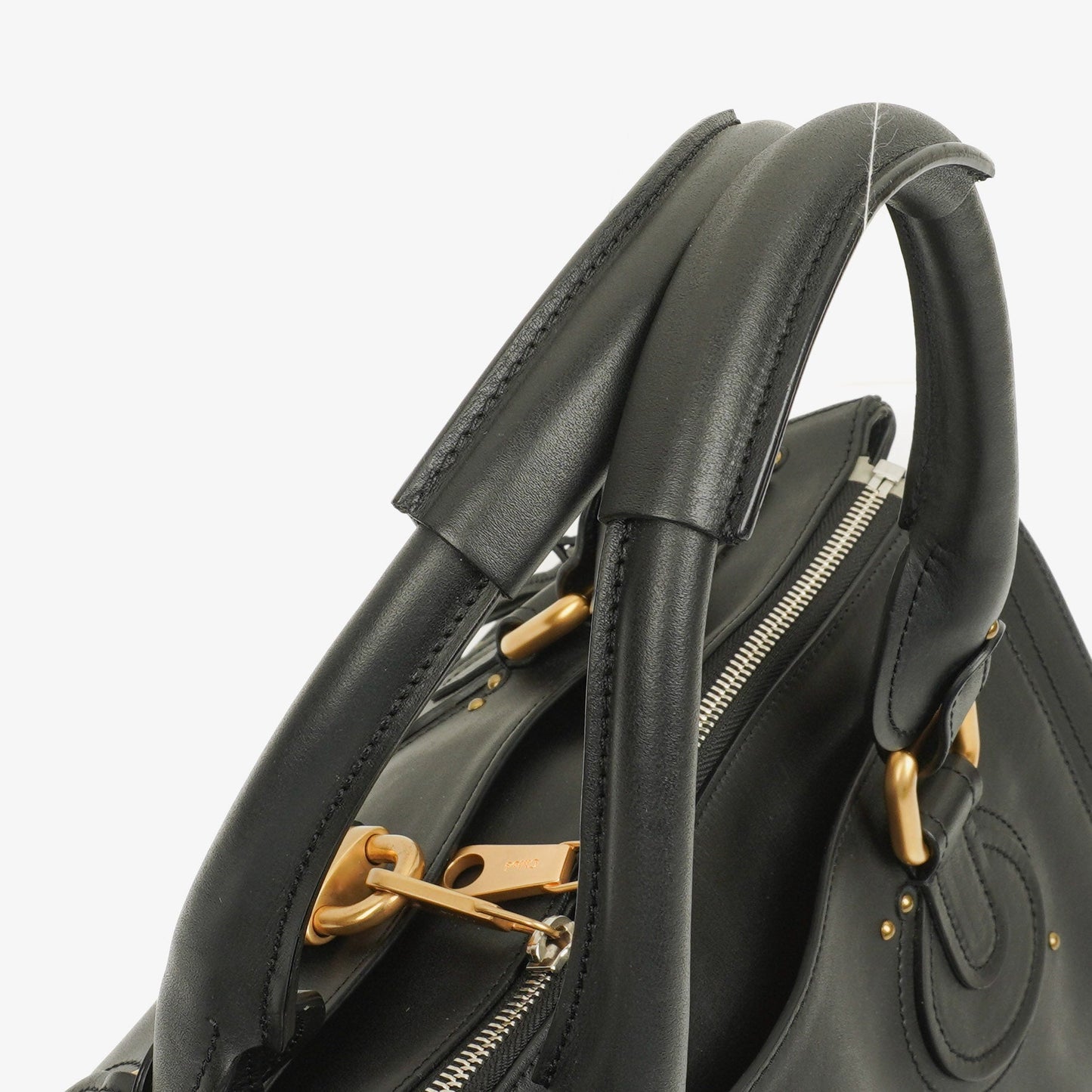 Chloe Paddington Satchel Bag in Schwarz
