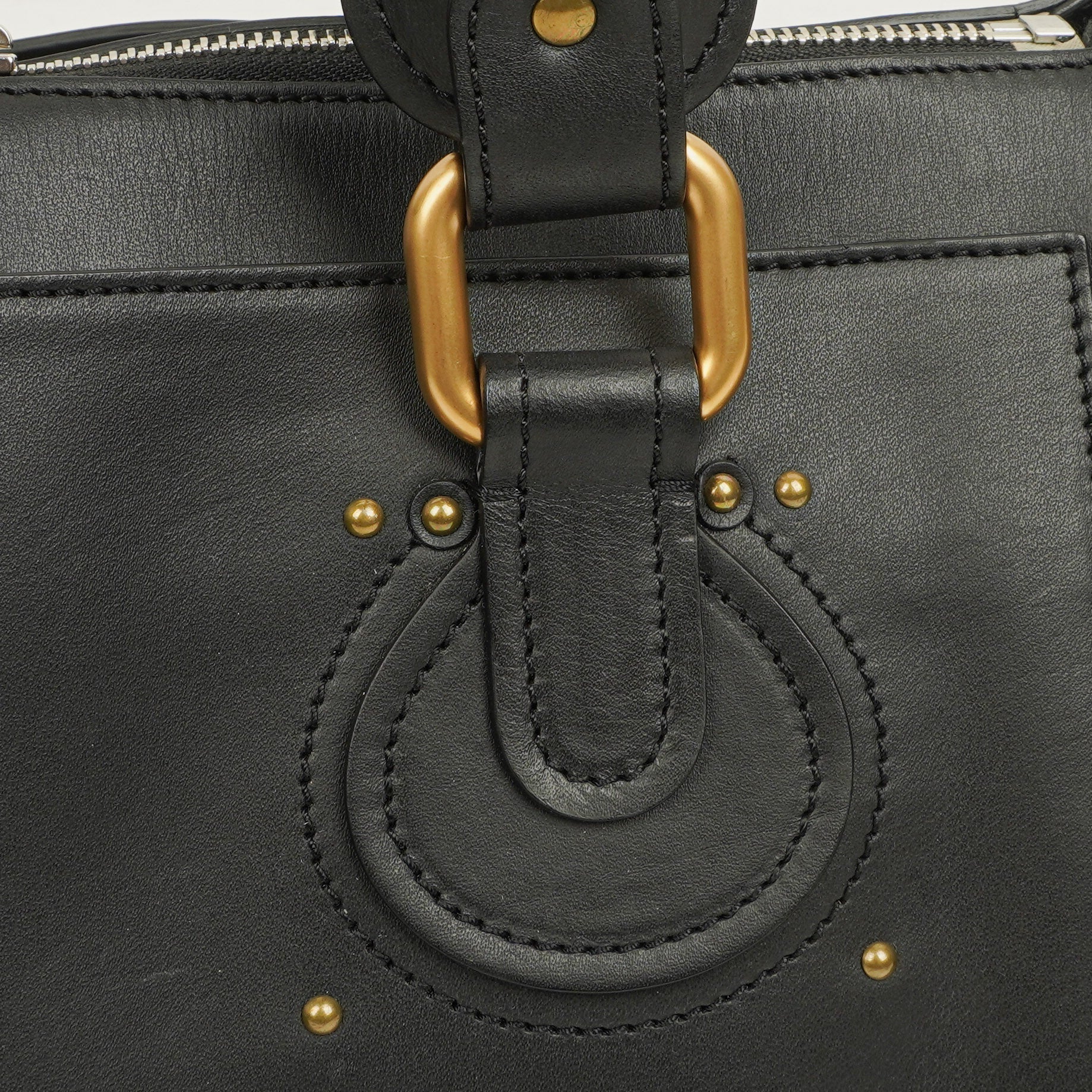 Chloe Paddington Satchel Bag in Schwarz