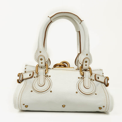 Chloe Paddington weiße Satchel-Tasche