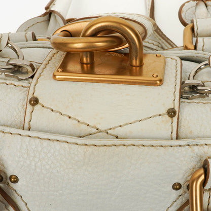 Chloe Paddington weiße Satchel-Tasche