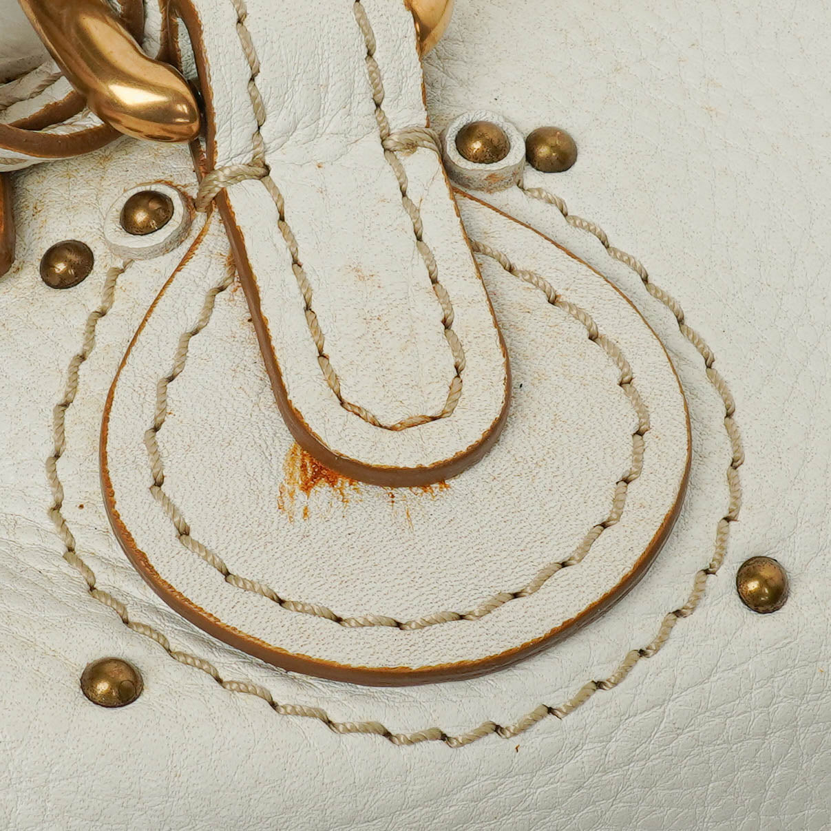 Chloe Paddington weiße Satchel-Tasche
