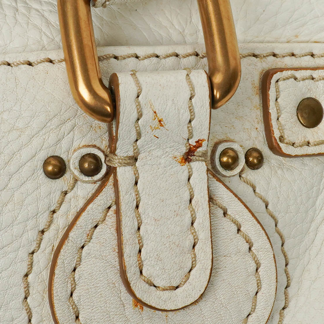 Chloe Paddington weiße Satchel-Tasche