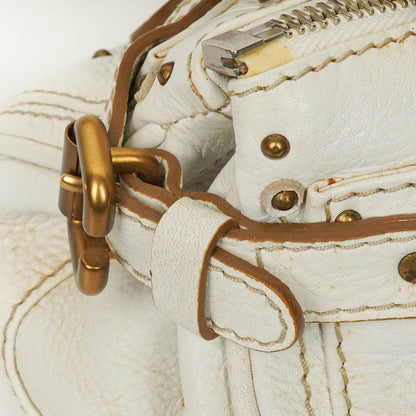 Chloe Paddington weiße Satchel-Tasche