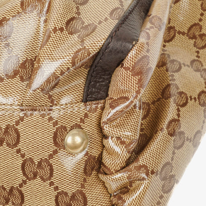 Gucci GG Crystal Coated Canvas D Ring Tote Bag