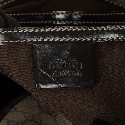 Gucci Bardot Joy Schultertasche aus Supreme GG Canvas