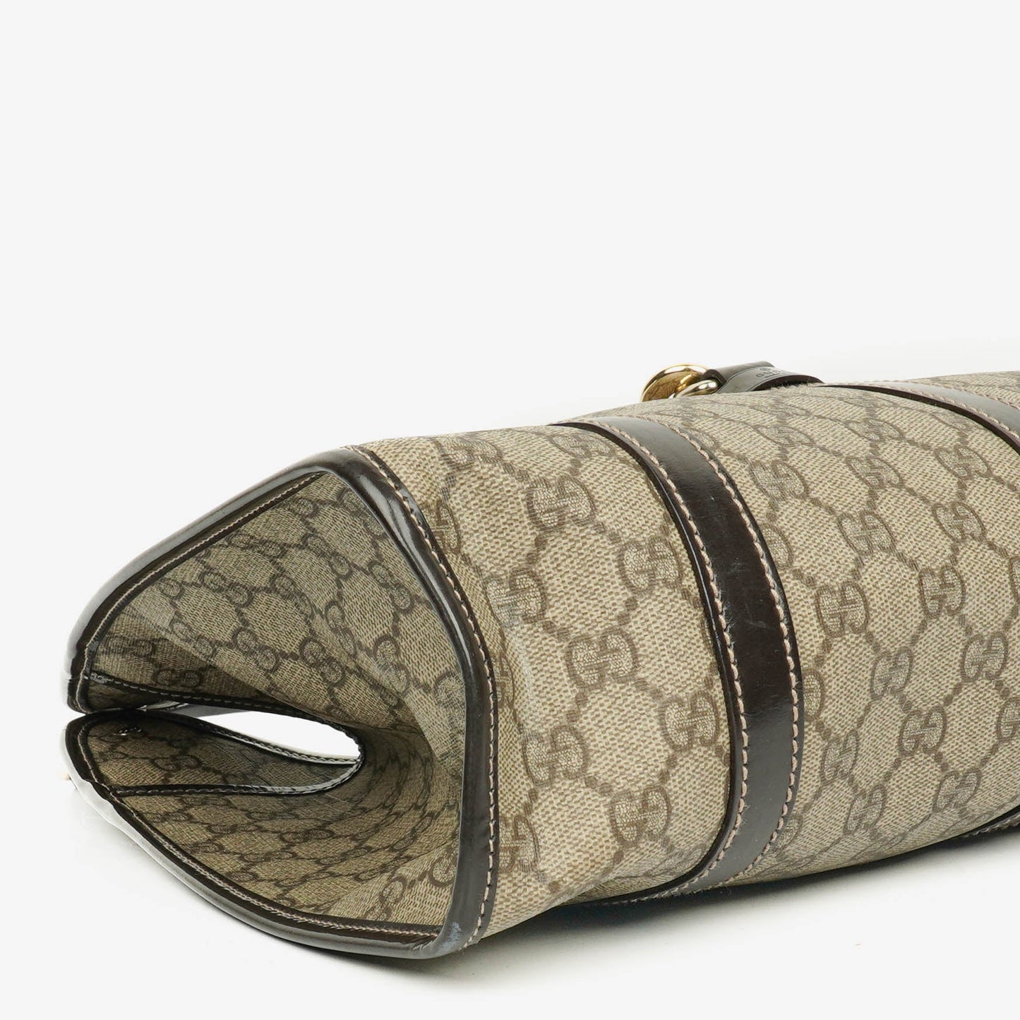 Gucci Bardot Joy Schultertasche aus Supreme GG Canvas