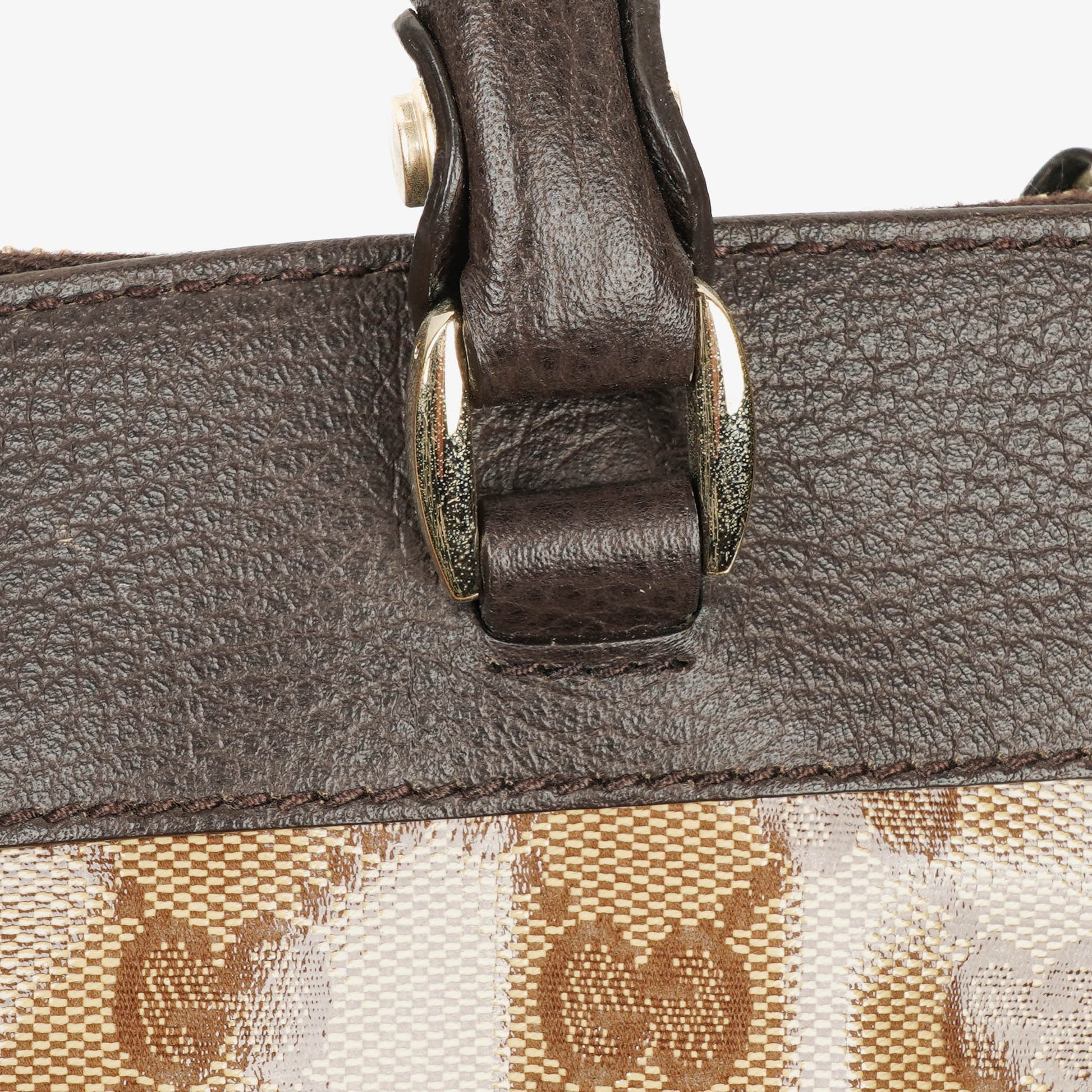 Gucci GG Crystal Coated Canvas D Ring Tote Bag