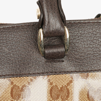 Gucci GG Crystal Coated Canvas D Ring Tote Bag