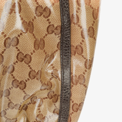 Gucci GG Crystal Coated Canvas D Ring Tote Bag