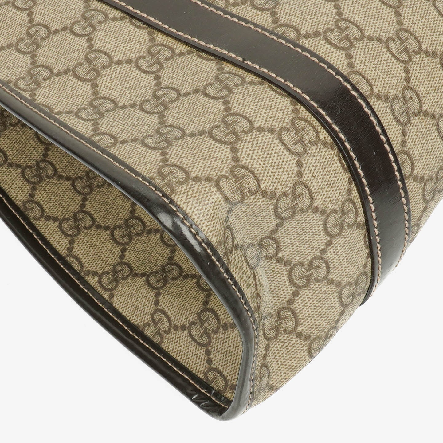 Gucci Bardot Joy Schultertasche aus Supreme GG Canvas