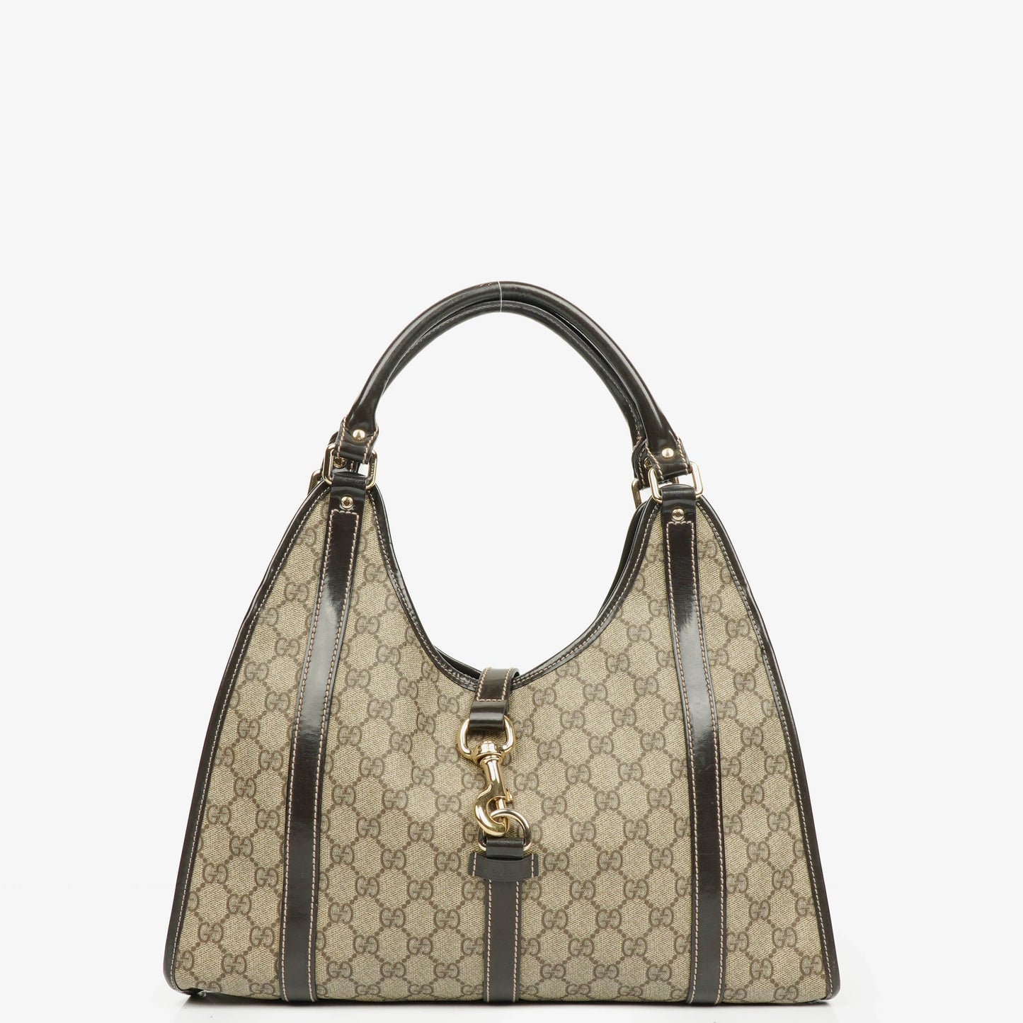 Gucci Bardot Joy Schultertasche aus Supreme GG Canvas