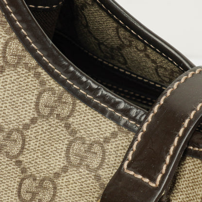 Gucci Bardot Joy Schultertasche aus Supreme GG Canvas