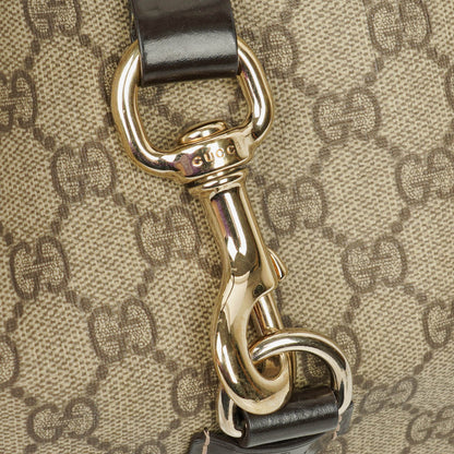 Gucci Bardot Joy Schultertasche aus Supreme GG Canvas