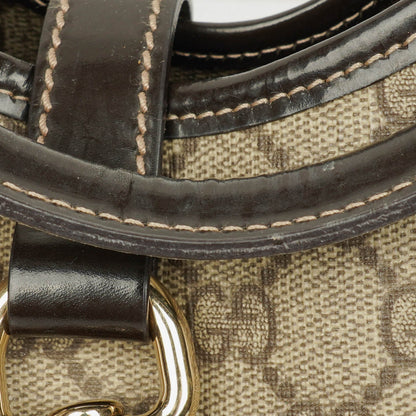 Gucci Bardot Joy Schultertasche aus Supreme GG Canvas