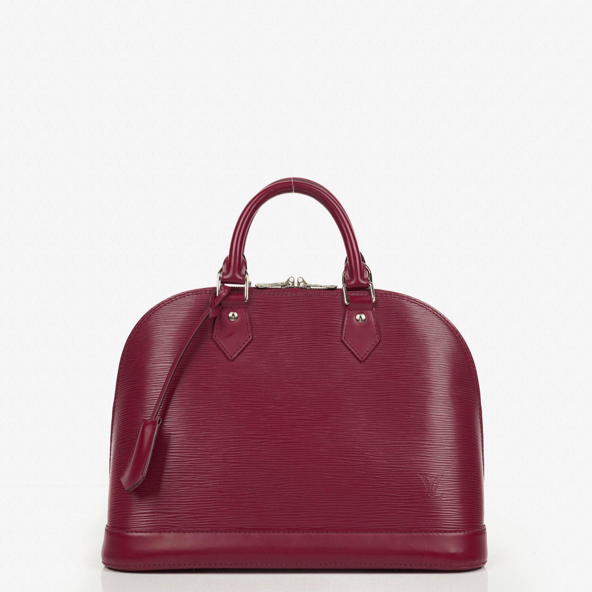 Louis Vuitton Alma PM Handtasche aus fuchsiafarbenem Epi Leder