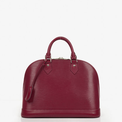 Louis Vuitton Alma PM Handtasche aus fuchsiafarbenem Epi Leder