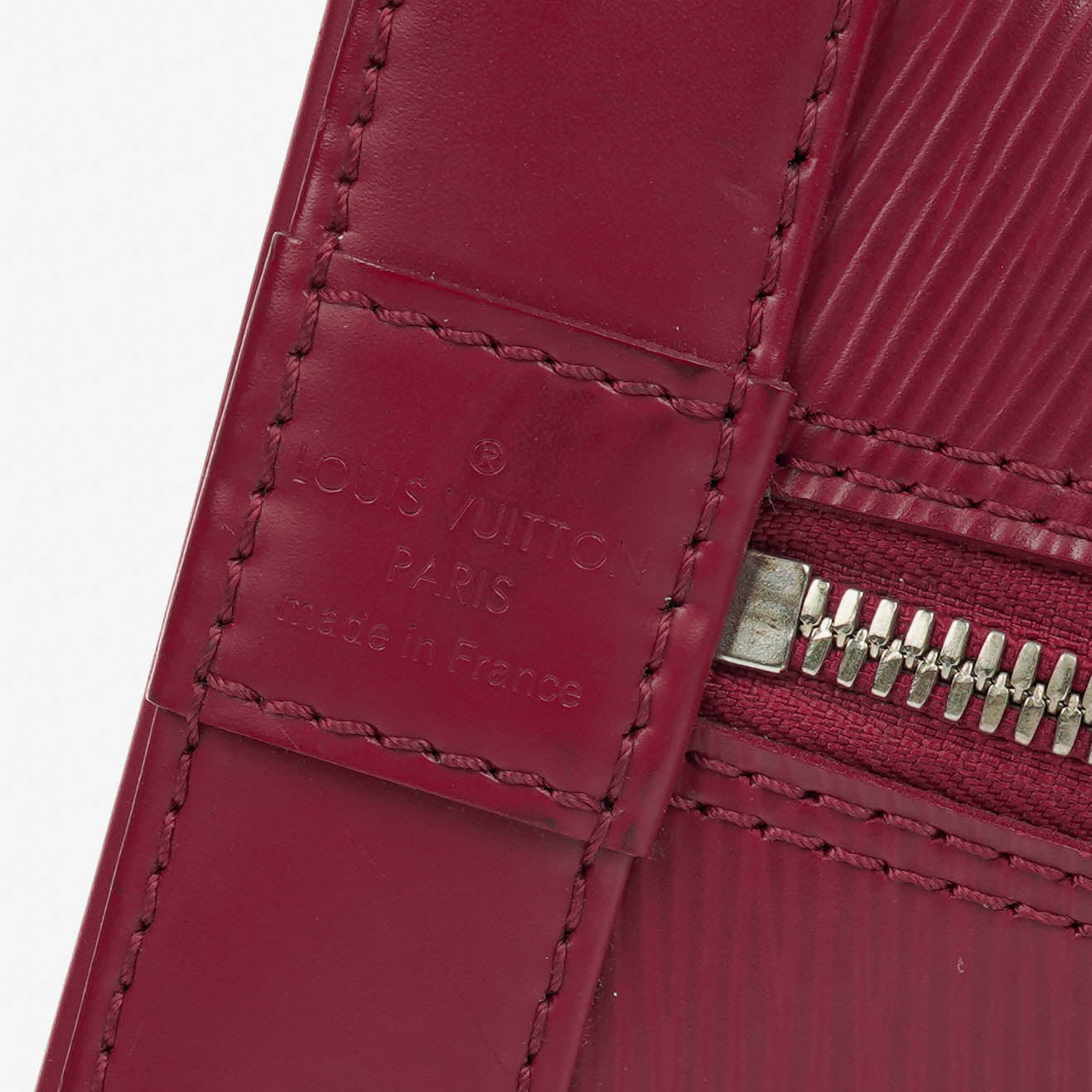 Louis Vuitton Alma PM Handtasche aus fuchsiafarbenem Epi Leder
