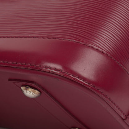 Louis Vuitton Alma PM Handtasche aus fuchsiafarbenem Epi Leder