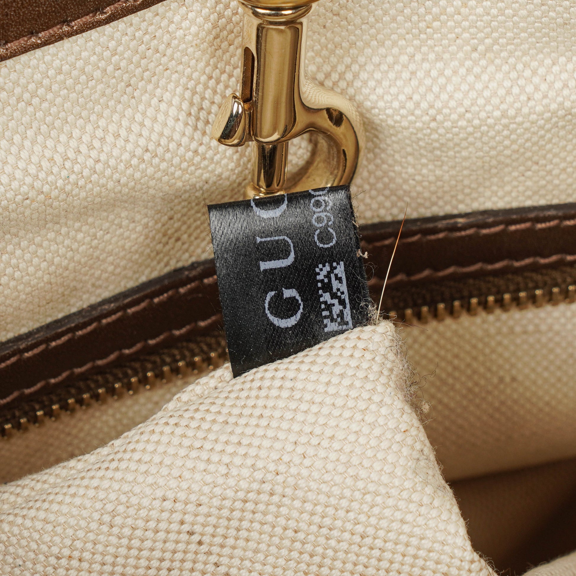 Gucci Guccissima Brown Metallic Leder Heart-Bit Top Handle Tote Bag