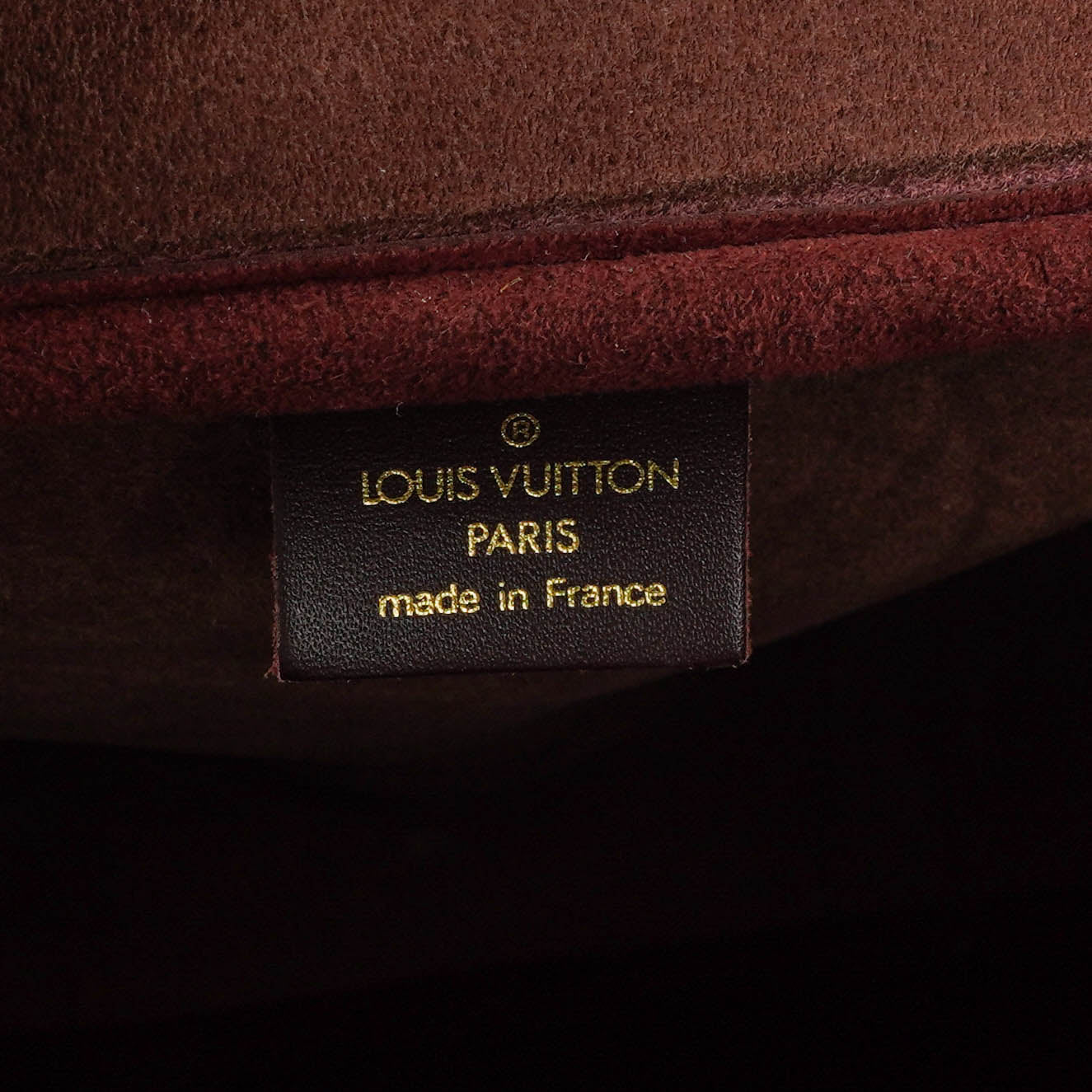 Louis Vuitton Kendall Burgundy Taiga Leder-Tasche