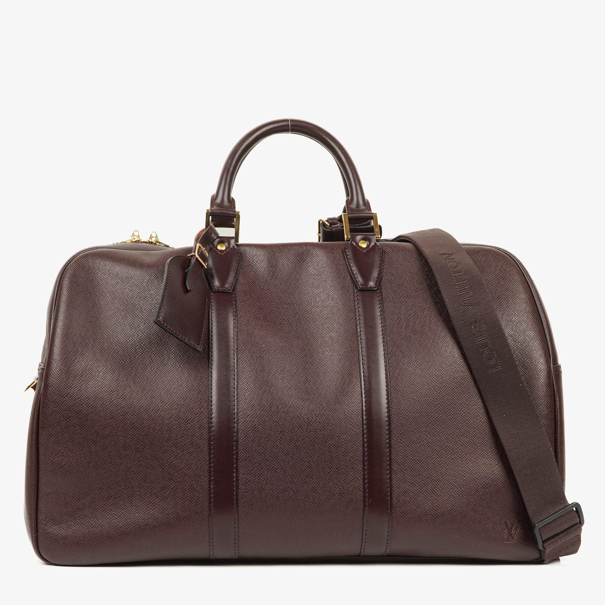 Louis Vuitton Kendall Burgundy Taiga Leder-Tasche