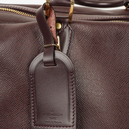 Louis Vuitton Kendall Burgundy Taiga Leder-Tasche