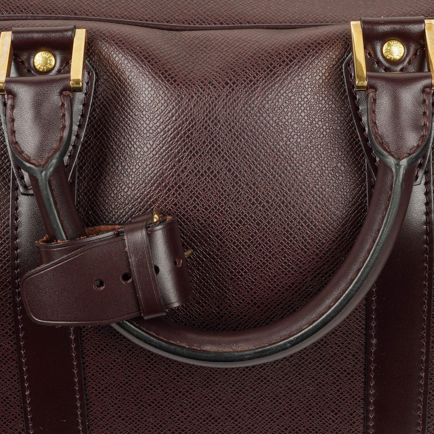 Louis Vuitton Kendall Burgundy Taiga Leder-Tasche